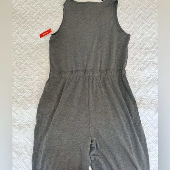 Joe Fresh Sleeveless Dark Grey Tank Full Length XL Loose Fit Romper Brand New - Picture 6 of 14